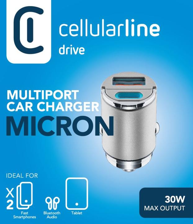 Image du produit Cellularline Cellulaire L& Cll Car Charg Pd 30w Si