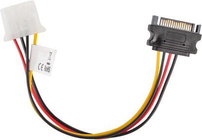 Actual product image Lanberg Cable SATA zasilający - Molex M/F 15cm