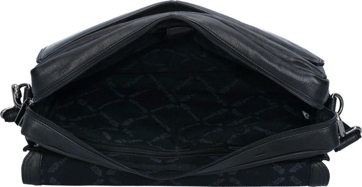 Immagine prodotto Greenland Nature Cartella in nappa nera con scomparto per laptop da 40 cm