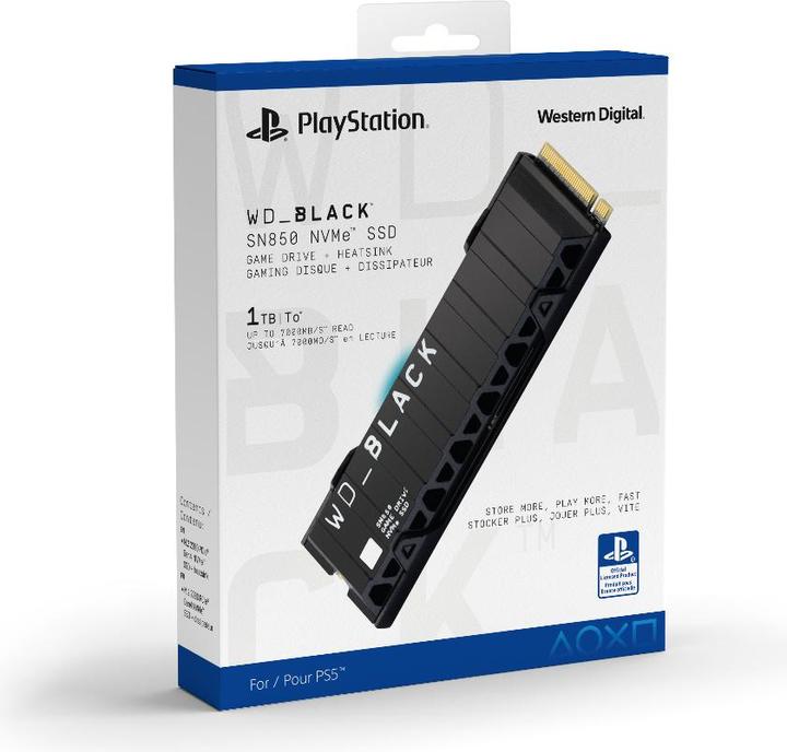 Produktbild WD SN850 (1000 GB, M.2 2280)