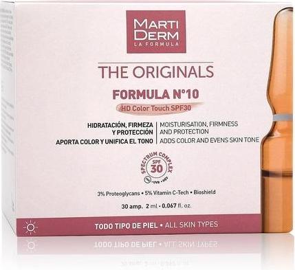 Martiderm FORMULA Nº10 HD COLOR TOUCH SPF30 30AMP 60ml (Körperlotion, 30 ml)
