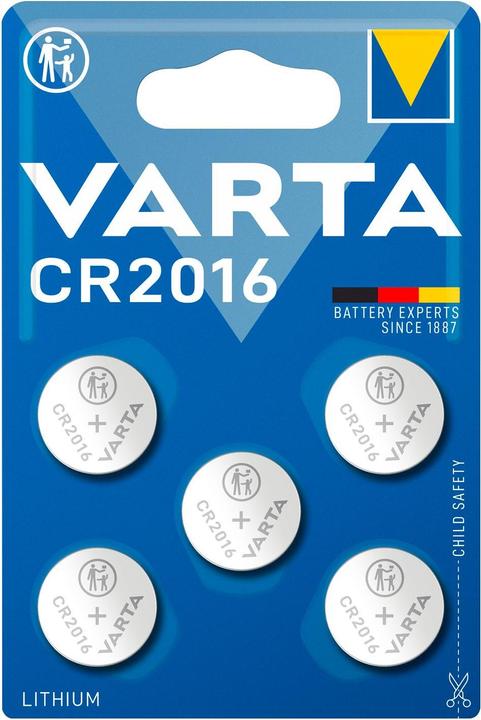 Varta Electronics (5 Stk., CR2016, 87 mAh)