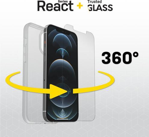 Produktbild OtterBox React + Glass Bundle - Kit (Apple iPhone 12 Pro Max)
