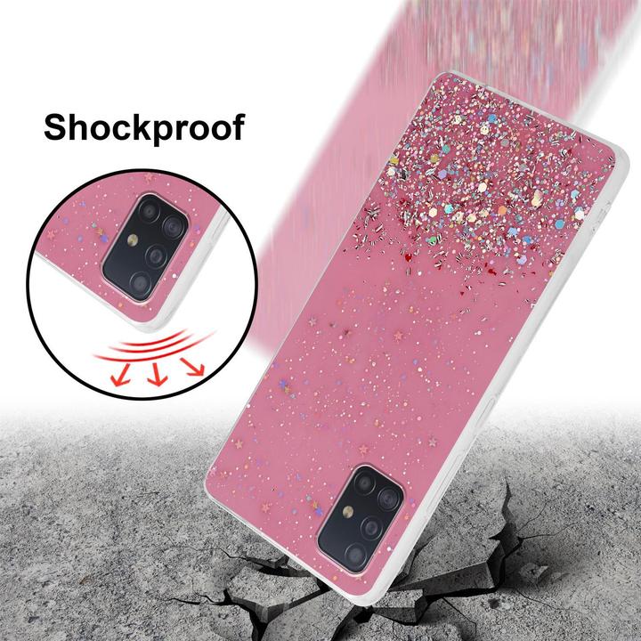 Image du produit Cadorabo Couverture TPU paillettes scintillantes (Samsung Galaxy M40s)