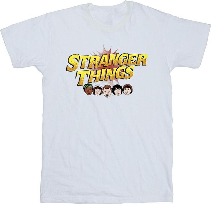 Netflix Stranger Things Comic Heads TShirt Jungen