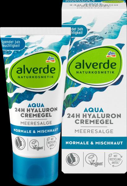 dm alverde Aqua Cremegel (Tagescreme, Gesichtsgel)