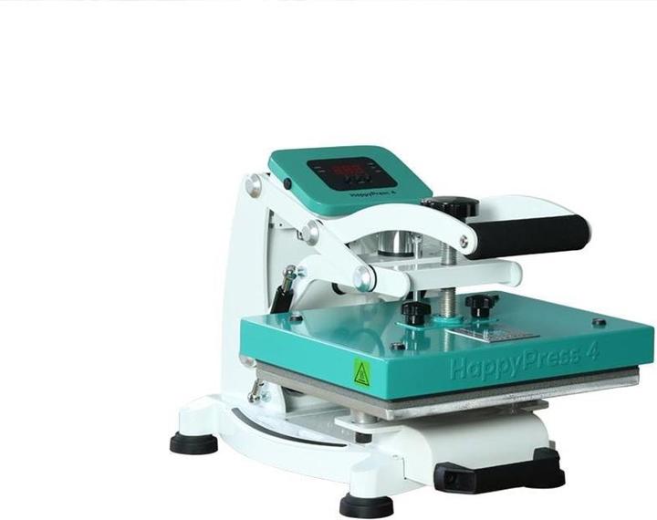 Happy Fabric Presse à transfert HappyPress 4, A4 Turquoise, ouverture automatique