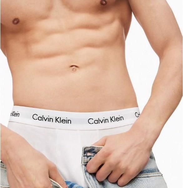 Produktbild Calvin Klein Low Rise Trunk "Cotton Stretch" weiss (M, 3er Pack)