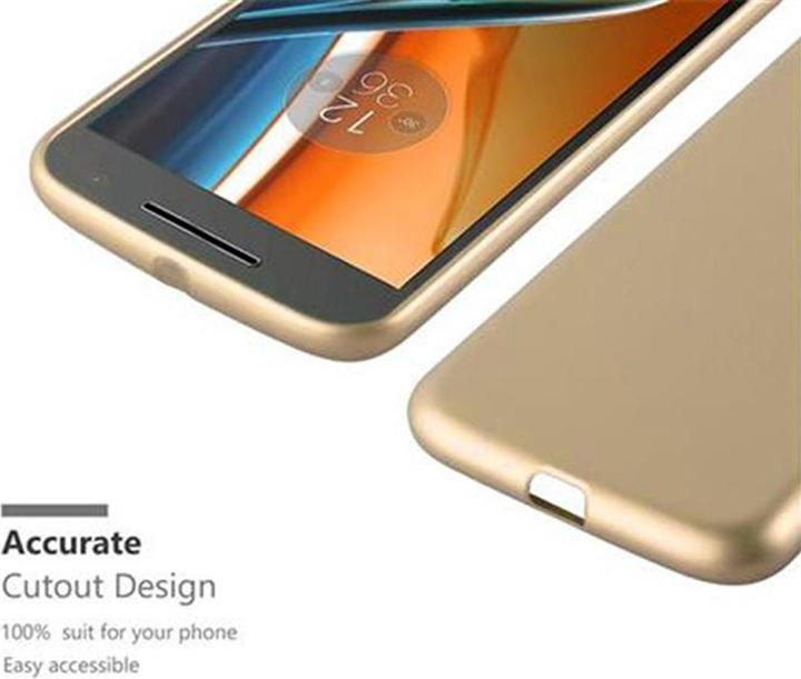 Immagine prodotto Cadorabo Copertura metallica opaca in TPU (Motorola Moto G4 Plus, Motorola Moto G4)