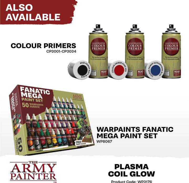 Image du produit The Army Painter Peinture à Effet Warpaints Fanatic Effects : Plasma Coil Gl. 18 ml (Plasma Coil Glow, 18 ml)