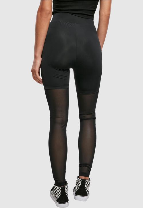 Immagine prodotto Urban Classics Leggings a vita alta da donna in rete tecnica trasparente (XS)