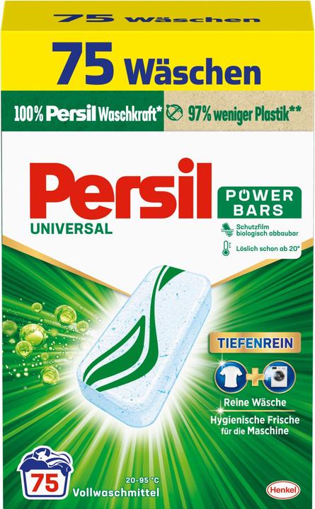 Actual product image Persil Power Bars (75 Washing cycles, Wash pods)