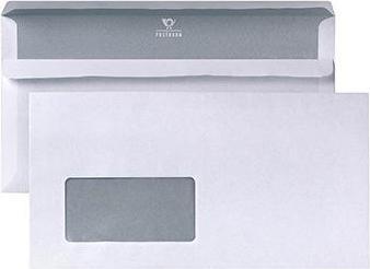 Produktbild Posthorn Briefumschlag Kompakt 235x125 mm (BxH) mit Fenster 80g/m² mit Selbstklebung Papier weiss