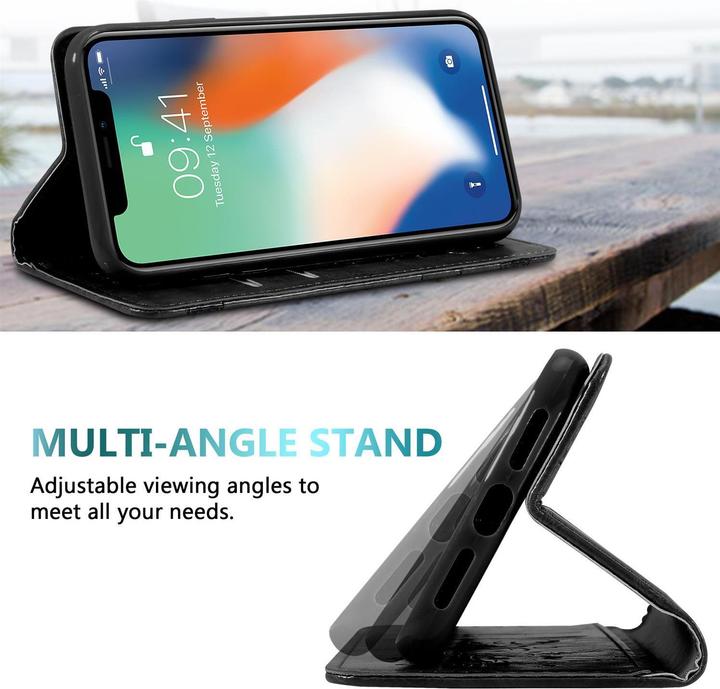 Actual product image Cadorabo Book cover with ornaments (Apple iPhone XS Max)