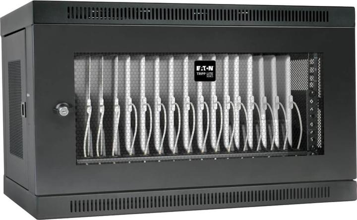 Immagine prodotto Eaton Tripp Lite Series CS16USB Carrello e armadietto mobile Armadietto per la gestione dei dispositivi portatili Nero