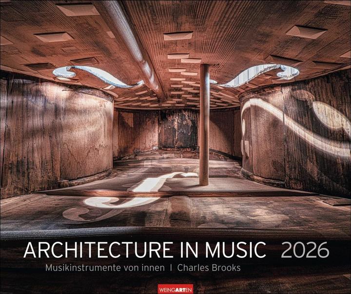 Produktbild Architecture in Music Kalender 2026 - Musikinstrumente von innen (55 x 46 cm, Deutsch)