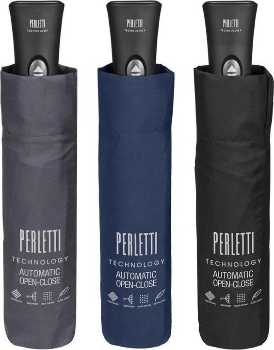 Image du produit Perletti Assorted Colours parapluie pliant automatique 58cm (58 cm)