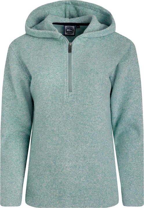 Weird Fish Alisa Kapuzenpullover mit kurzem Reissverschluss