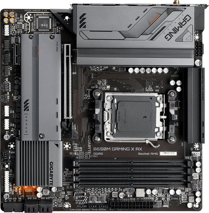 Produktbild Gigabyte B650M Gaming X AX (AM5, AMD B650, mATX)