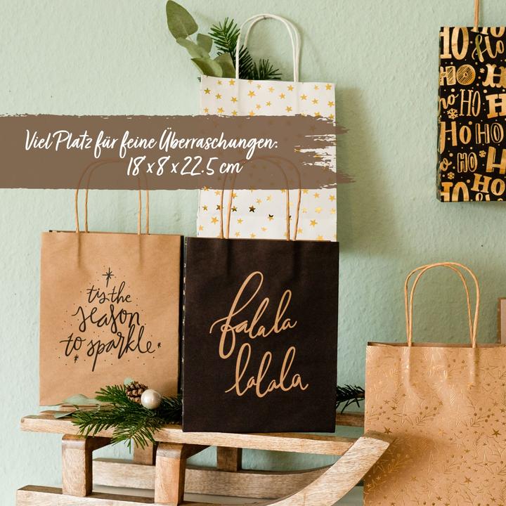 Immagine prodotto Papierdrachen Notte Santa (Borsa da regalo, 6 x)