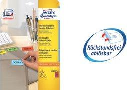 Actual product image Avery Farbige Etiketten, ablösbar