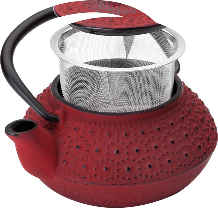 Actual product image Ibili Cast iron teapot Hanoi red (0.30 l)