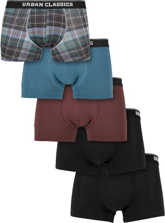 Produktbild Urban Classics Organic Boxer Shorts 5-Pack (S, 5er Pack)