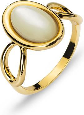 Natsumi Schmuck Ring Gelbgold 18K/750 mit Perlmutt oval
