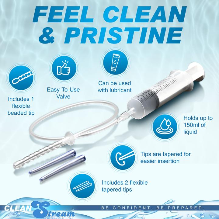 Produktbild CleanStream XR Brands EinlaufSpritze mit Zubehör 150 ml