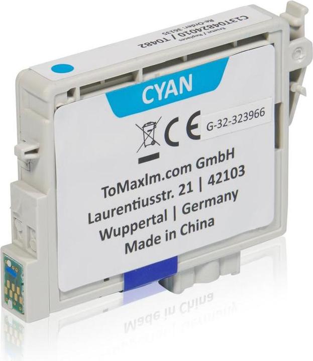 Produktbild Inkadoo Druckerpatronen kompatibel zu Epson C13T04824010 / T0482 Tintenpatrone, cyan Cyan (C)