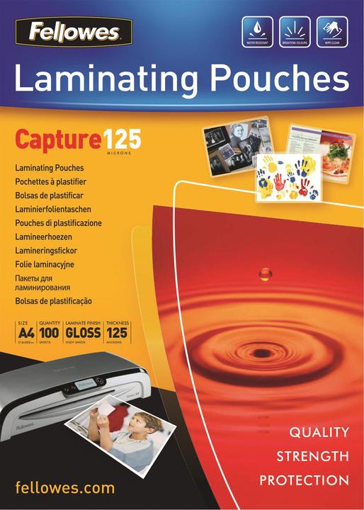 Fellowes Capture 125 (A4, 100 Piece, 125 µm)