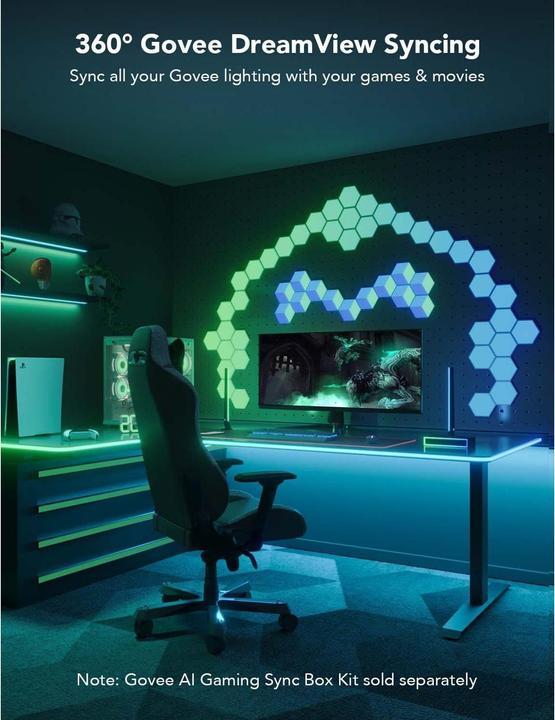 Image du produit Govee LED Stripe Néon Gaming Table (RGBIC, 300 cm, Intérieur)