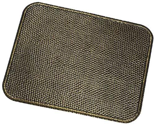 Actual product image Turk Stove bottom plate old brass 600x800 mm, hammered (60 x 80 cm)