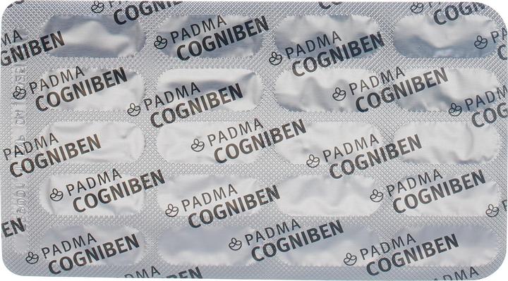 Nutritional values and ingredients Padma COGNIBEN Caps (60 Piece, Capsules, 52 g)