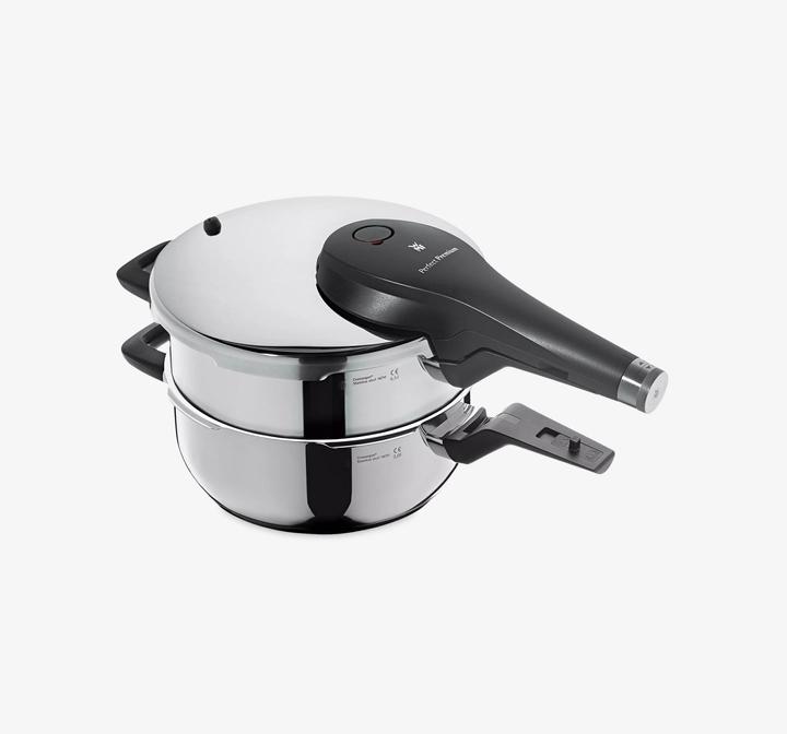 Image du produit WMF Set de casseroles (22 cm, Cuiseur à vapeur, Acier inoxydable)