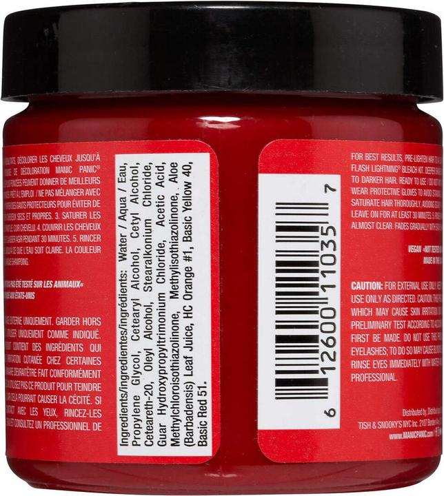 Produktbild Skybound Rock N Roll Semi-Permanent Red Hair Colour Cream 113g 118ml (Rock 'N' Roll Red)