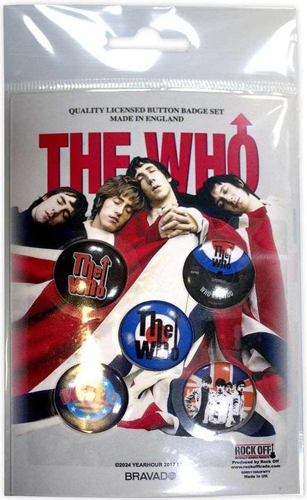 Actual product image The Who Target Badge (Pack of 5)