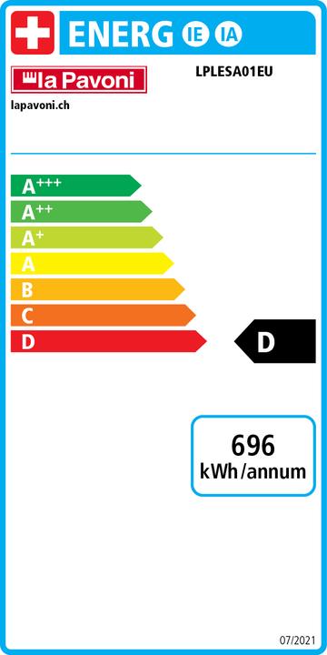 Label énergétique La Pavoni Esperto Abile