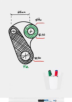 Productafbeelding Rocada Whiteboard module (75 x 115 cm)