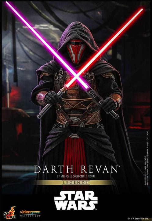 Actual product image Hot Toys Star Wars Legends Videogame Masterpiece 1/6 Darth Revan