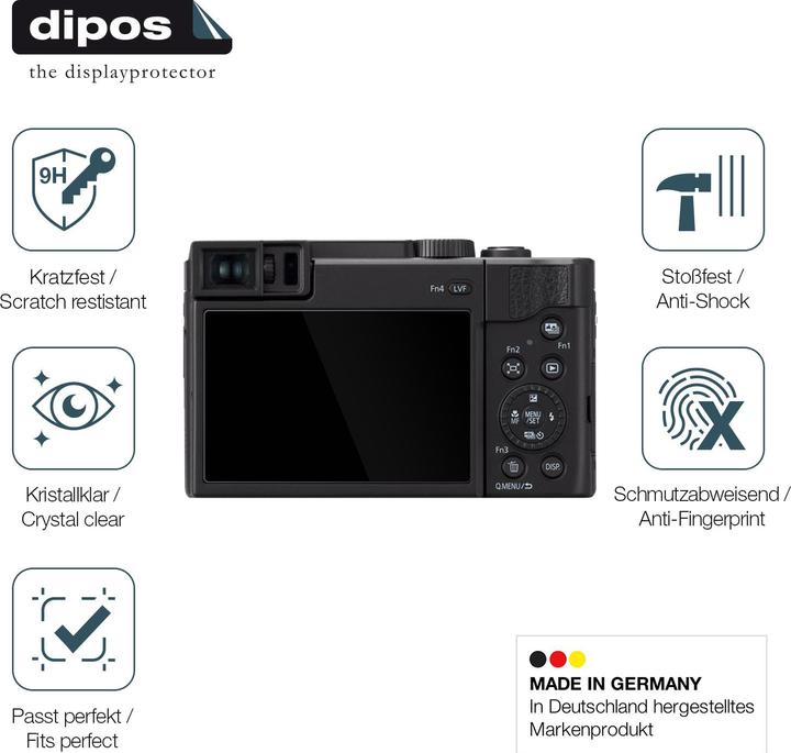 Actual product image Dipos Anti-Shock Screen Protector Clear (Screen protector)