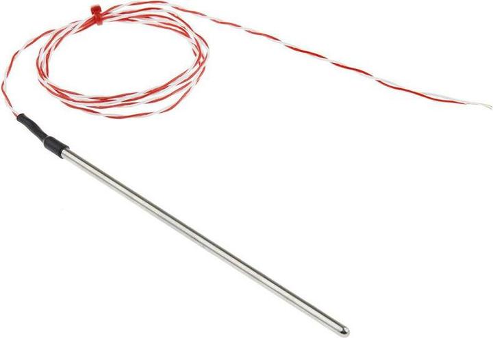 Produktbild Rs Pro Pt1000 Prüfspitze Widerstandsthermometer Edelstahl Ø 4mm x 150mm, -50°C  +200°C, 1m Leitung