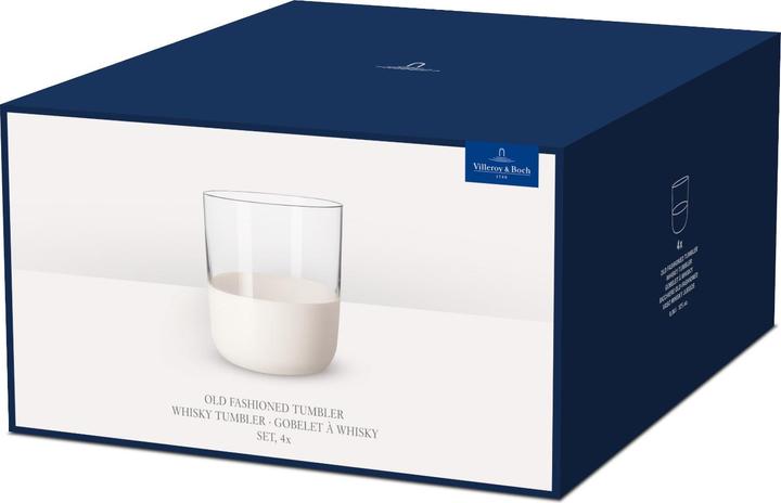 Produktbild Villeroy & Boch Whisky Tumbler, Set 4 tlg Manufacture Rock blanc (2.50 dl, 4 x, Whiskygläser)