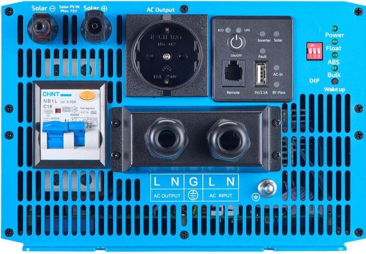Actual product image Ective SSI 30 PRO 3000W/12V 4in1 sine wave inverter with mains priority circuit, charger & MPPT charge