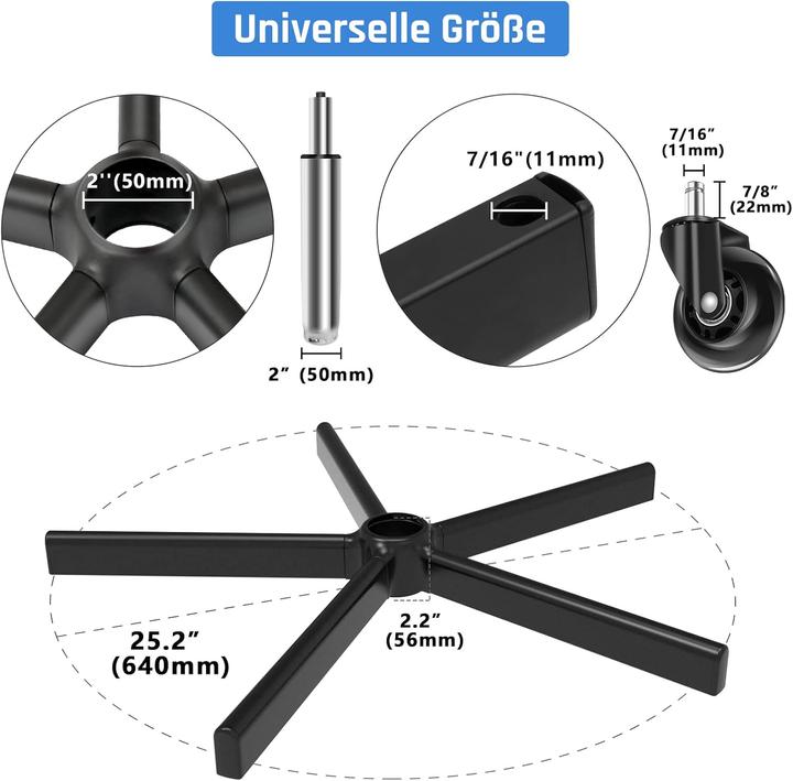 Image du produit Baasha Bürostuhl-Fusskreuz
