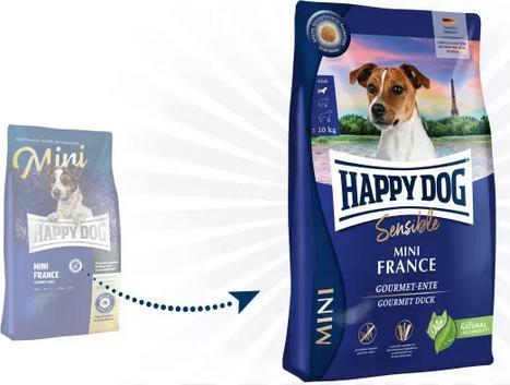 Produktbild Happy Dog Trockenfutter Sensible Mini France, 4 kg (Adult, 1 Stk., 4000 g)
