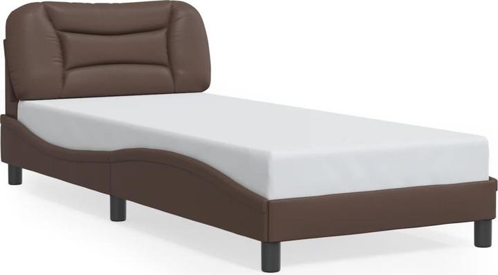 Produktbild VidaXL Bettgestell mit Kopfteil Kunstleder (200 x 200 cm)