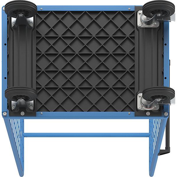 Produktbild eurokraft pro Etagenwagen mit Gitter-Seitenwänden (500 kg)
