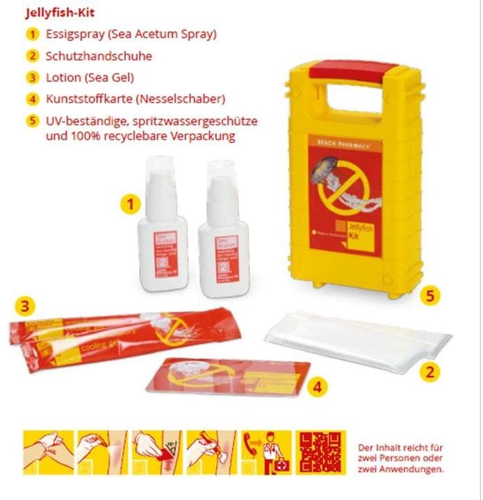 Actual product image Beach Pharmacy Emergency kit for jellyfish stings (First Aid Kit)