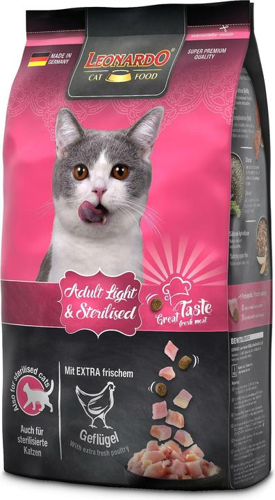 Image du produit Leonardo Cat Food Nourriture sèche Adult Light, 1.8 kg (Adulte, 1 pcs, 1800 g)